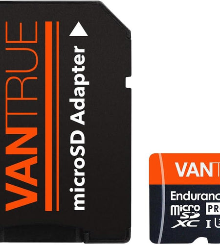 256GB Microsdxc UHS-I U3 4K UHD Video High Speed Transfer Monitoring SD Card with Adapter for Dash Cams, Body Cams, Action Camera, Surveillance & Security Cams